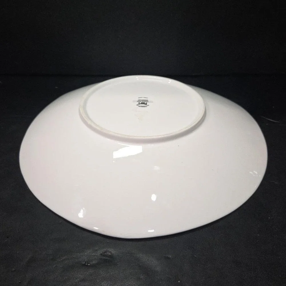 Pier 1 Imports Tropical Wave Serving‎ Platter, Vintage Footed Dish, Centerpiece